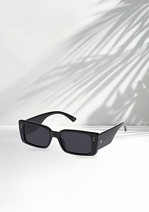 AIRE Small Rectangular Sunglasses product image (2222552.BK.1.B82725)