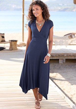 Handkerchief Hem Dress product image (F01172.NV.1)