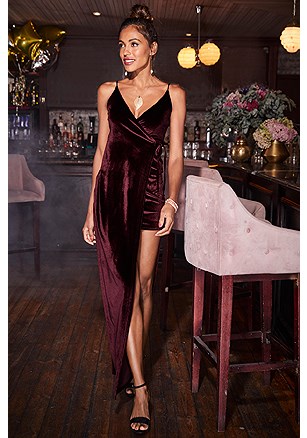 Velvet Maxi-Mini Dress product image (F02004.WI.2-SS)