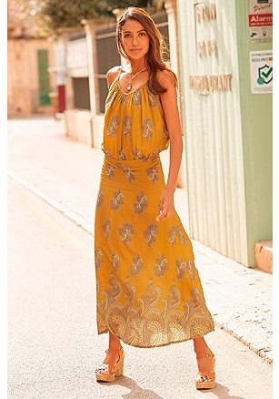 Paisley Print Maxi Dress product image (F02033.CYPR.1.R)