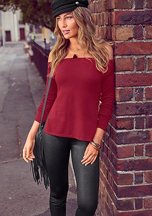 Off Shoulder Sweater product image (F03008WI_F09001-S)