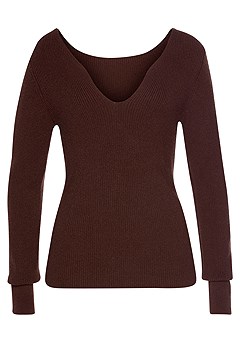 V-Neck Sweater product image (F03028.CH.K1)