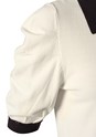 Navy & Cream Two Tone Collared Shirt F05035 - alt image - 5