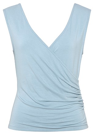 Wrap Look Sleeveless Top product image (F05089.SMBL.3L)