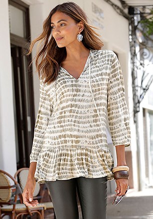 Tie Neck Print Blouse product image (F09007.KH_X34469.GRPA.1.G)