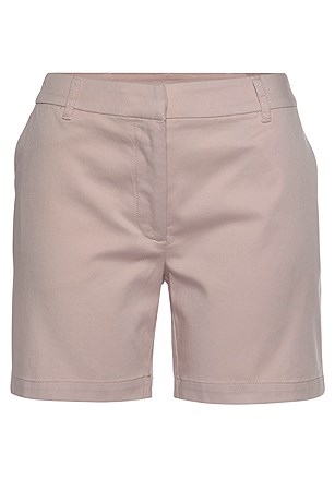 Highwaist Chino Shorts, Plaid Cutout Blouse product image (F11001RS_4)