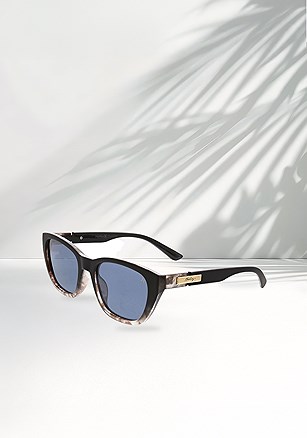 Rectangle Cateye Sunglasses product image (HSL1031.BKMU.1.B82725)