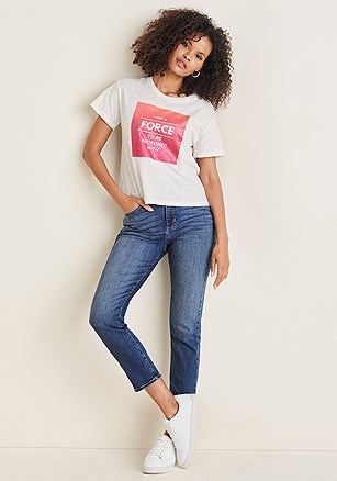 Straight Leg Cropped Jeans product image (V241028.MW.1)