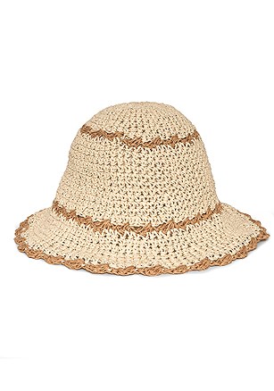 Contrast Trim Bucket Hat product image (W10002.BE.1)