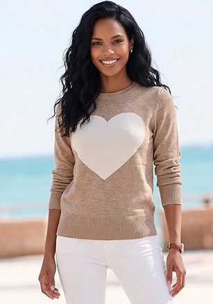 Heart Roll Neck Sweater product image (W10036.CGIV.1)