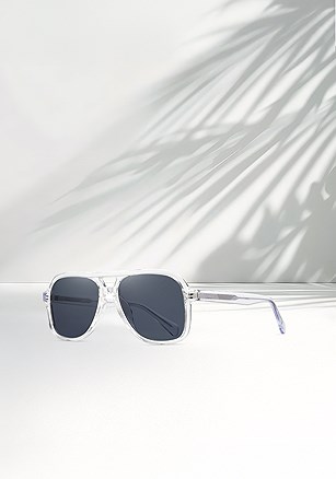 Polarized Aviator Sunglasses product image (W10078.CL.1.B)
