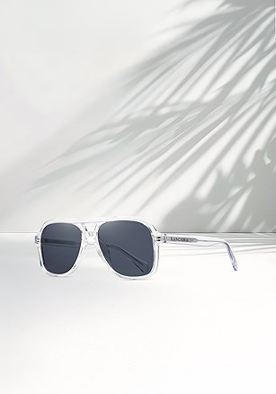 Polarized Aviator Sunglasses product image (W10078.CL.1.B060826)