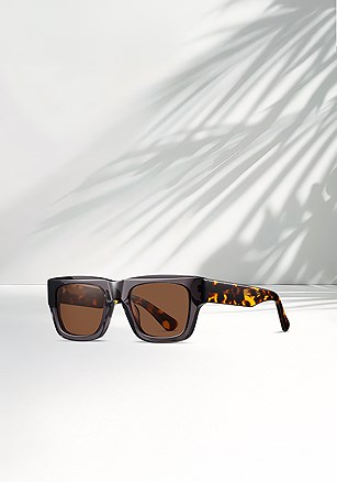 Square Tortoiseshell Sunglasses product image (W10080.TFPA.1.B)