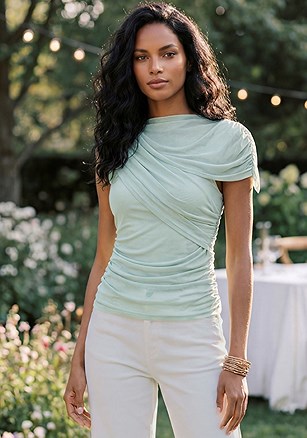 Short Sleeve Tops product image (W10100.SGE.1)