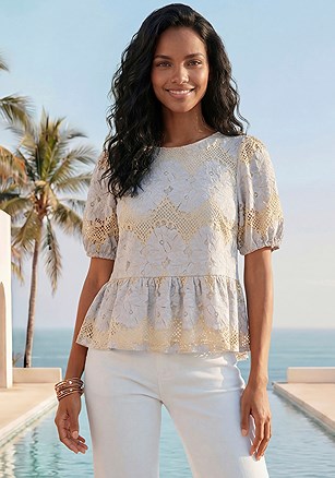 Short Sleeve Tops product image (W10119.BLBE.1)