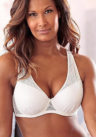 Padded Plunge Bra product image (X02016-WH_00)