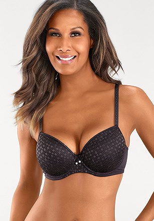 Lace Detail T-Shirt Bra product image (X03319.BK.5)