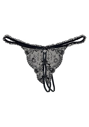 Lace Open Thong product image (X05183.BK.1)