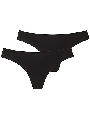 2 Pk Basic Thongs product image (X05343.BK.4)