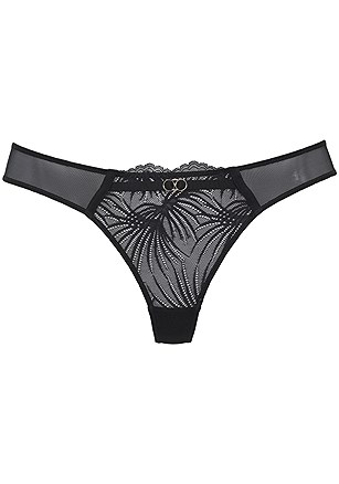 Mesh Cut Out Thong product image (X05349.BK.1)