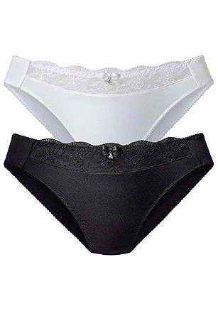 2 Pk Lace Accent Panties product image (X06024BKWH_00)