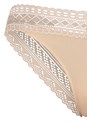 Nude And Taupe 2 Pk Lace Cheeky Panties X06076