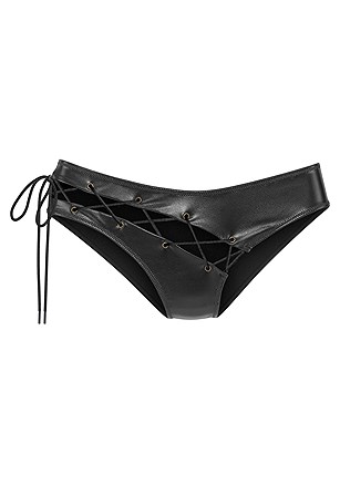 Lace Up Bikini Brief product image (X06321.BK.3)