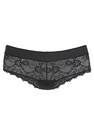 Floral Lace Hipster Panty product image (X07088.BK.1)