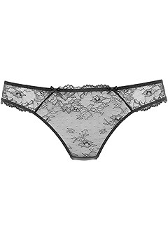 Sheer Lace Thong product image (X08023.BK.P)
