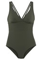 Olive Strappy Back One Piece X15013