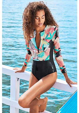 Long Sleeve One Piece product image (X15168.TQPR.1)