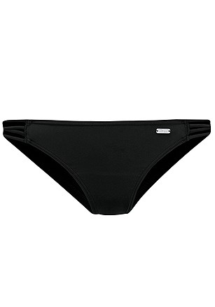 Strappy Triangle Bikini Top, Strappy Classic Bikini Bottom product image (X16043.X17043.BK)