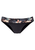 Black Printed Tropical Underwire Bikini Top X16205