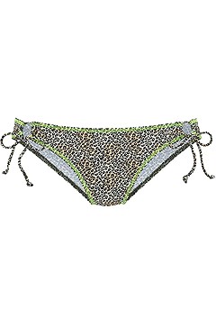 Leopard Triangle Bikini Top, Loop Bikini Bottom product image (X16210.LEBR.X17210.LEBR.3)