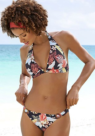Tropical Print Triangle Bikini Top product image (X16376.BKPR.X28518.BKPR.1)