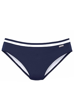 Underwire Bandeau Bikini Top, Mid Rise Bikini Bottom product image (X22018.X23018.NV.P)