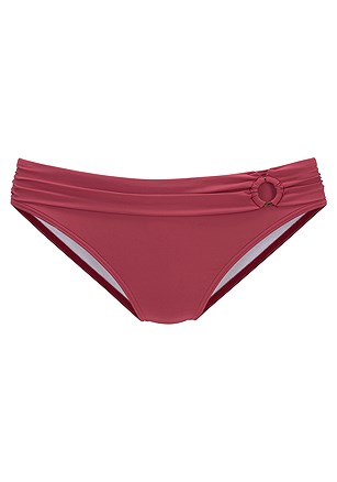 Strappy Underwire Bikini Top, Ruched Mid Rise Bikini Bottom product image (X22153RT_X28376RT_6)