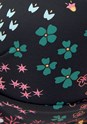 Black Printed Floral Bandeau Bikini Top X22160 from LASCANA - alt image - 5