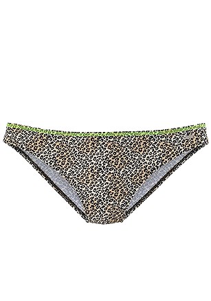 Leopard Push Up Bikini Top, Leopard Classic Bikini Bottom product image (X22166.LEBR.X21128.LEBR.3)