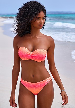 Ombre Classic Bikini Bottom product image (X22357.PKOR.2)