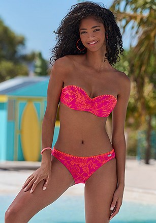 Tropical Bandeau Bikini Top product image (X22363.ORPK.2)