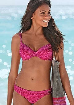 Underwire Bikini Top, Fold Down Waist Bottom product image (X24002_PKMU_X28004_PKMU_00)