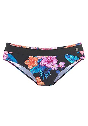 Tropical Underwire Bikini Top, Print Mid Rise Bikini Bottom