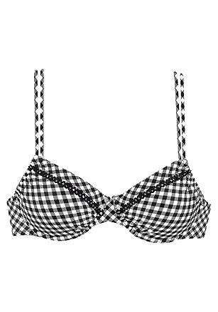 Gingham Underwire Bikini Top, Loop Classic Bikini Bottom product image (X24171BDOT_2)