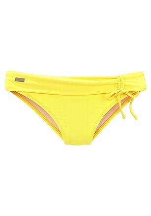 Ruched Underwire Bikini Top, Side Tie Classic Bikini Bottom product image (X24195.YL.X28130.YL.3)