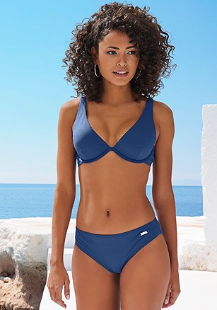 Ribbed Underwire Bikini Top product image (X24440.BL.1)