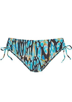 Printed Underwire Bikini Top, Printed Side Tie Bikini Bottom product image (X25209.X24209.BKPR.2)
