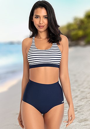 Shaping High Waisted Bikini Bottom product image (X28026.NV.1.P2325)