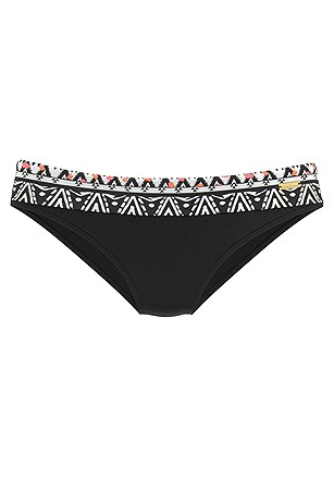 Bandeau Bikini Top, Fold Over Classic Bikini Bottom product image (X28036-BKMU-01)