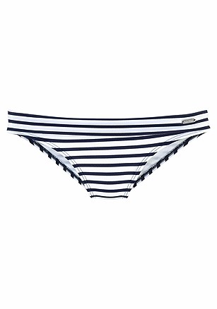 Pattern Underwire Bikini Top, Fold Over Classic Bikini Bottom product image (X28038_X24019-NVST_00)